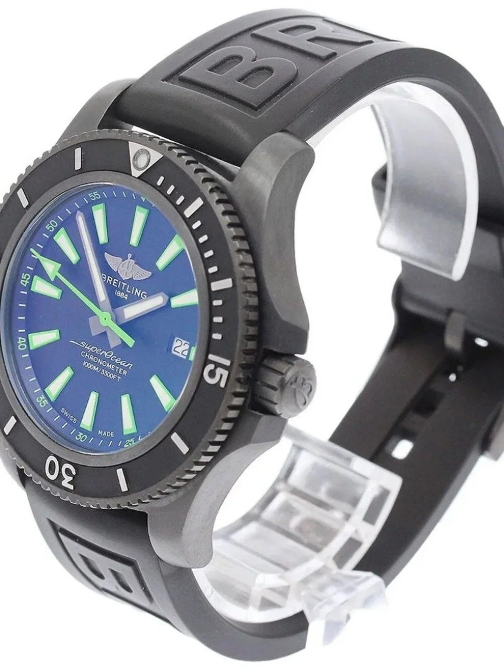 BREITLING Superocean Automatic 44 Black Steel Automatic Men's_966394